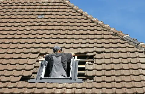 Pose de velux - Houchin